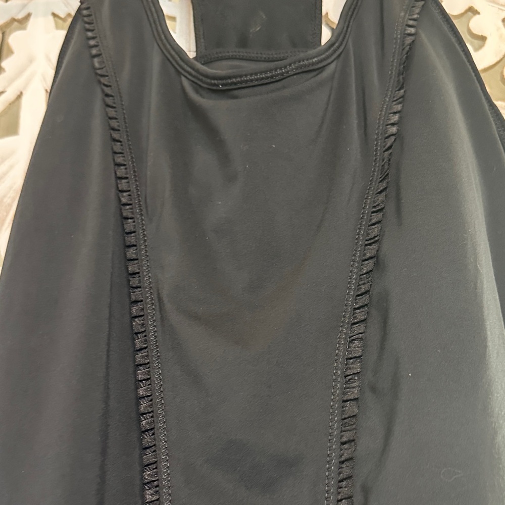 adidas Black Racerback Muscle Tank - Picture 7 of 17